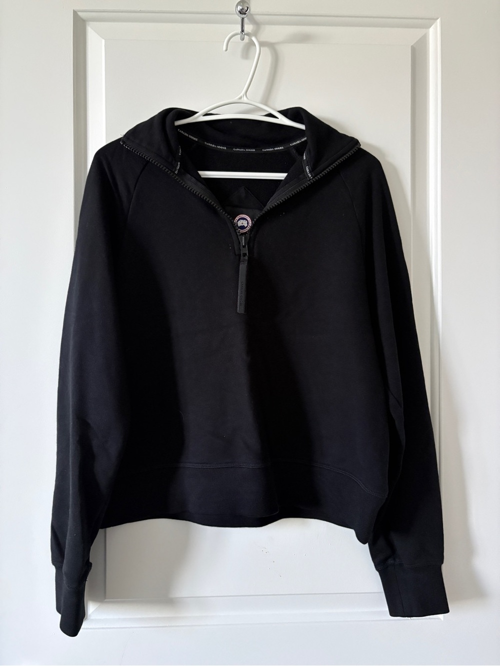 Canada Goose Black Half-Zip Sweater